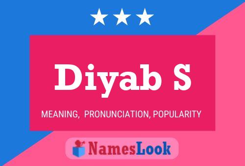 Diyab S பெயர் போஸ்டர்