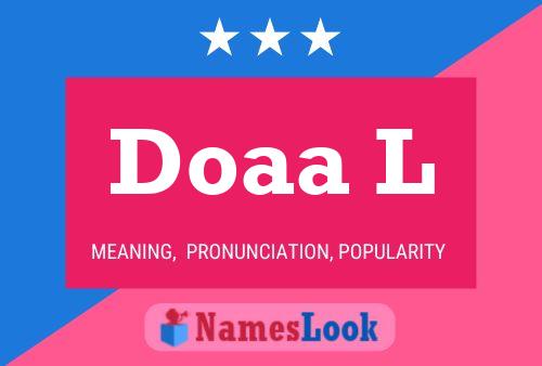 Doaa L பெயர் போஸ்டர்