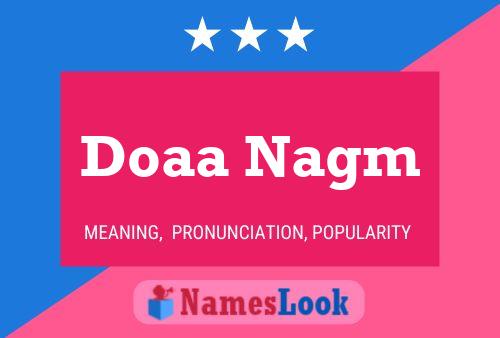 Doaa Nagm பெயர் போஸ்டர்