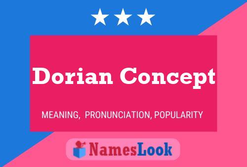 Dorian Concept பெயர் போஸ்டர்