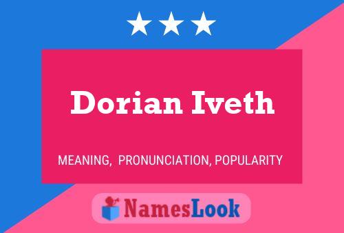 Dorian Iveth பெயர் போஸ்டர்