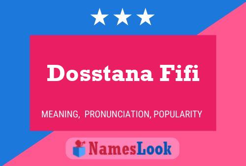 Dosstana Fifi பெயர் போஸ்டர்