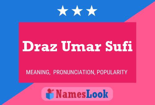 Draz Umar Sufi பெயர் போஸ்டர்