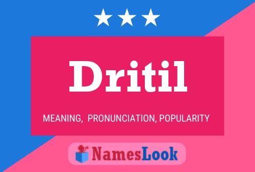 Dritil பெயர் போஸ்டர்