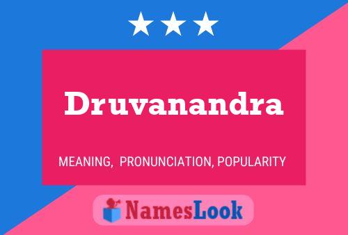 Druvanandra பெயர் போஸ்டர்