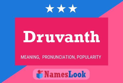 Druvanth பெயர் போஸ்டர்