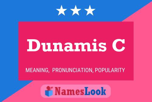 Dunamis C பெயர் போஸ்டர்