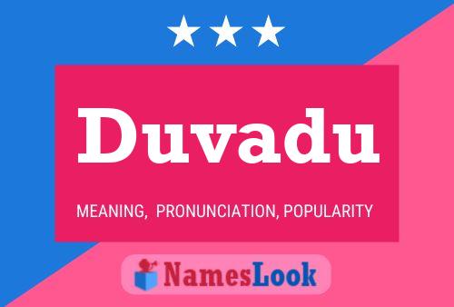 Duvadu பெயர் போஸ்டர்