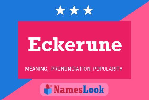 Eckerune பெயர் போஸ்டர்