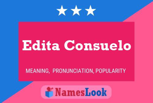 Edita Consuelo பெயர் போஸ்டர்