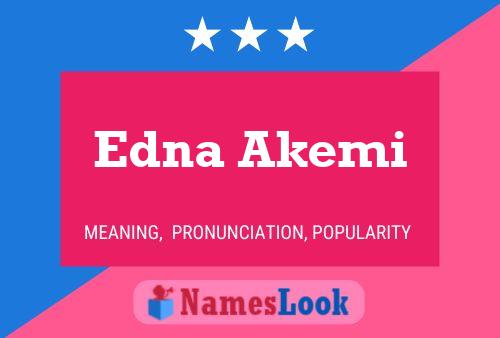 Edna Akemi பெயர் போஸ்டர்