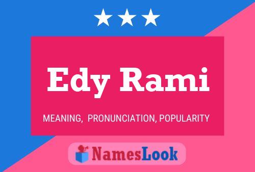 Edy Rami பெயர் போஸ்டர்