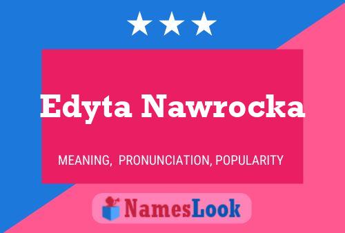 Edyta Nawrocka பெயர் போஸ்டர்