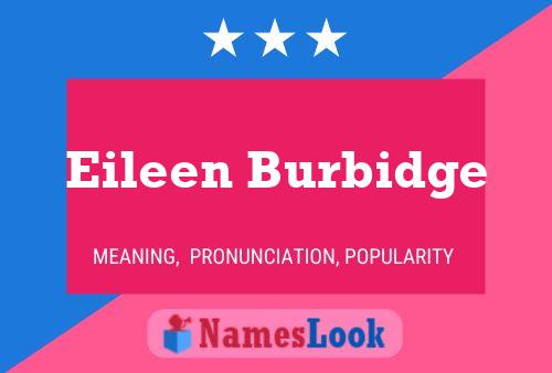 Eileen Burbidge பெயர் போஸ்டர்