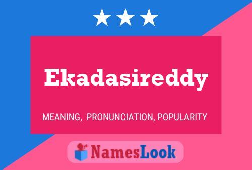 Ekadasireddy பெயர் போஸ்டர்