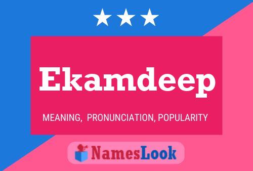 Ekamdeep பெயர் போஸ்டர்