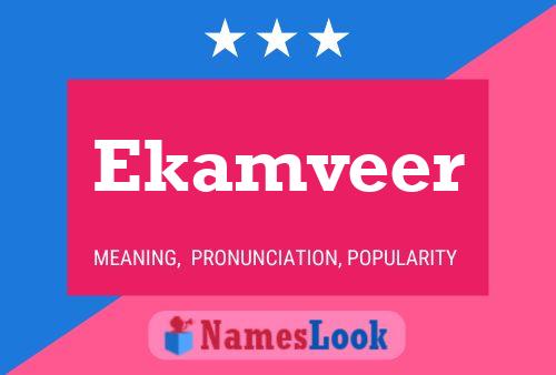 Ekamveer பெயர் போஸ்டர்