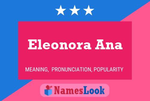 Eleonora Ana பெயர் போஸ்டர்