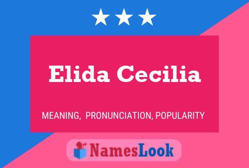 Elida Cecilia பெயர் போஸ்டர்