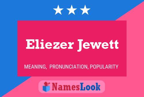 Eliezer Jewett பெயர் போஸ்டர்