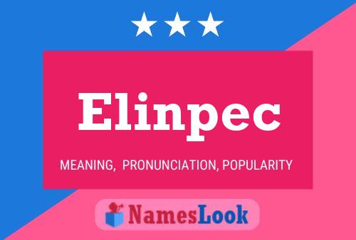 Elinpec பெயர் போஸ்டர்