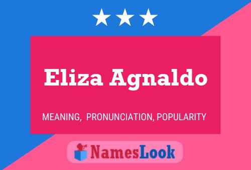 Eliza Agnaldo பெயர் போஸ்டர்