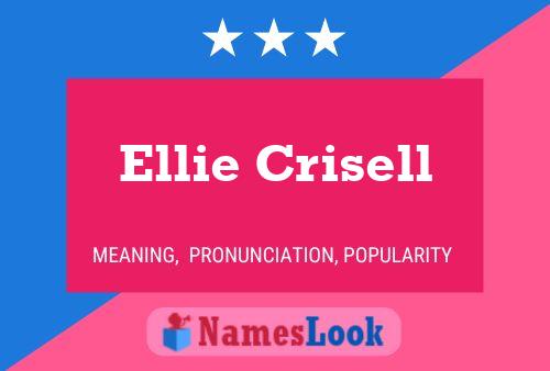 Ellie Crisell பெயர் போஸ்டர்