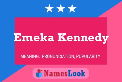 Emeka Kennedy பெயர் போஸ்டர்