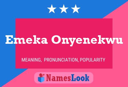 Emeka Onyenekwu பெயர் போஸ்டர்