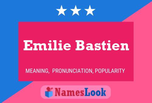 Emilie Bastien பெயர் போஸ்டர்