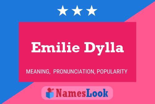 Emilie Dylla பெயர் போஸ்டர்