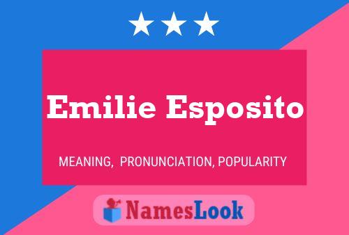 Emilie Esposito பெயர் போஸ்டர்