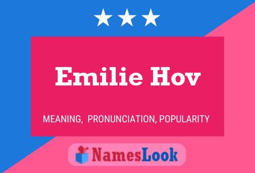 Emilie Hov பெயர் போஸ்டர்