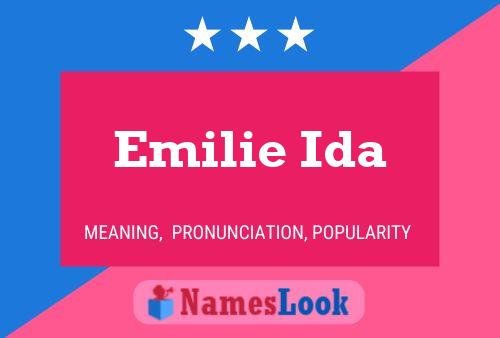 Emilie Ida பெயர் போஸ்டர்