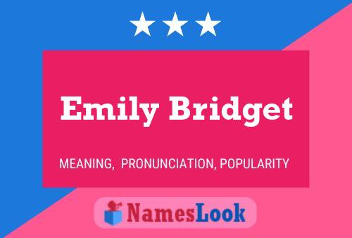 Emily Bridget பெயர் போஸ்டர்