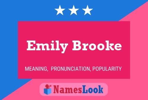 Emily Brooke பெயர் போஸ்டர்