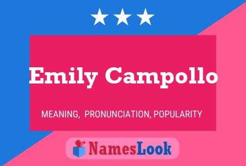 Emily Campollo பெயர் போஸ்டர்