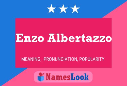 Enzo Albertazzo பெயர் போஸ்டர்