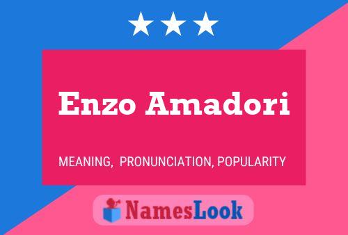 Enzo Amadori பெயர் போஸ்டர்