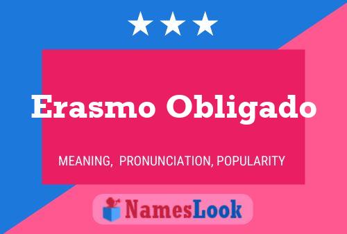 Erasmo Obligado பெயர் போஸ்டர்