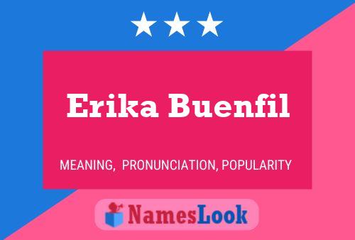 Erika Buenfil பெயர் போஸ்டர்