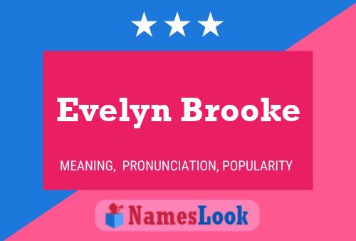 Evelyn Brooke பெயர் போஸ்டர்