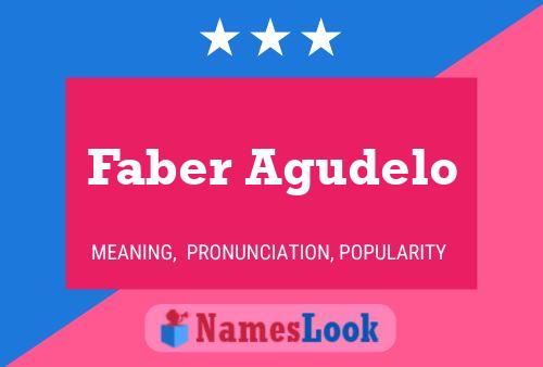 Faber Agudelo பெயர் போஸ்டர்