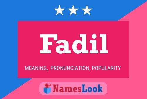 Fadil பெயர் போஸ்டர்