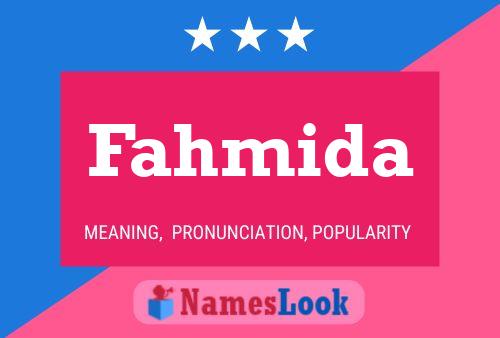 Fahmida பெயர் போஸ்டர்