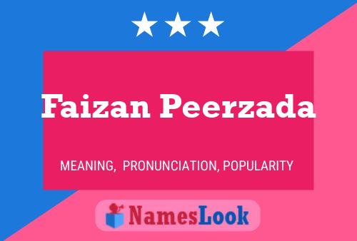 Faizan Peerzada பெயர் போஸ்டர்