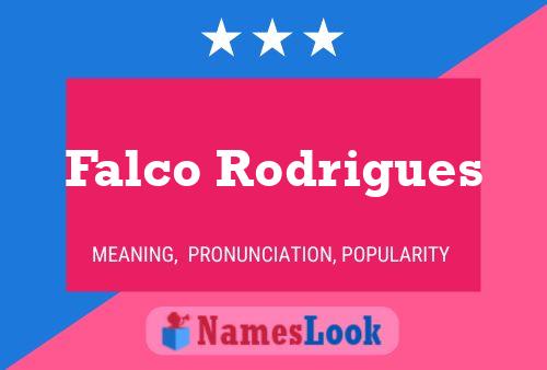 Falco Rodrigues பெயர் போஸ்டர்