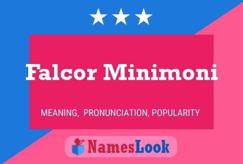 Falcor Minimoni பெயர் போஸ்டர்