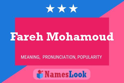 Fareh Mohamoud பெயர் போஸ்டர்