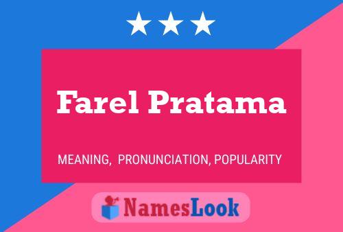 Farel Pratama பெயர் போஸ்டர்